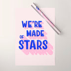 WE ARE MADE OF STARS Wrapping Paper Gallery Image 1