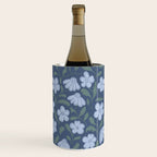 Moody Botanical Blooms on Slate Blue Wine Chiller Gallery Image 3