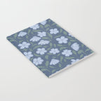 Moody Botanical Blooms on Slate Blue Notebook Gallery Image 2