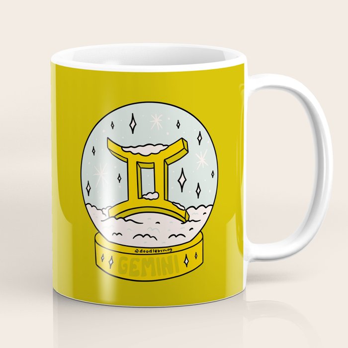 Gemini Snow Globe Coffee Mug Gallery Image 1
