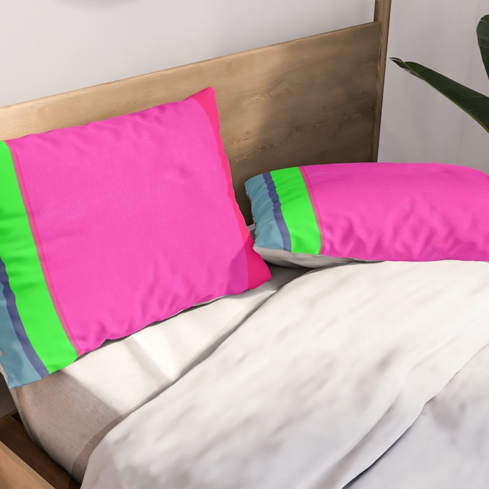 stripe study 43 Pillow Sham Gallery Image 2