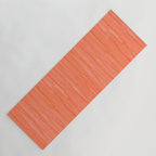 Minimal Doodle Dots in Chili Red Yoga Mat Gallery Image 1