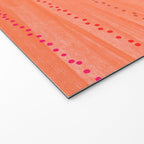 Minimal Doodle Dots in Chili Red Welcome Mat Gallery Image 2