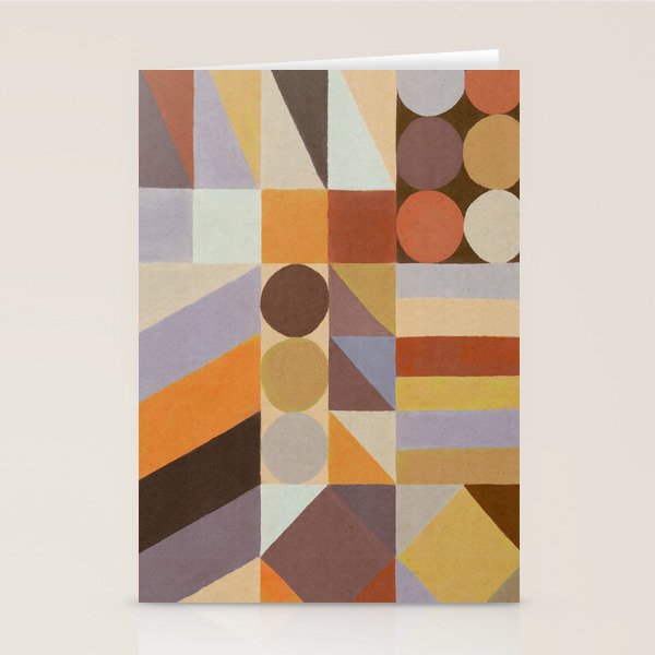 Geometric Shapes & Colors #1 Stationery Card Gallery Image 2