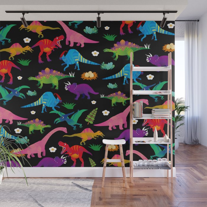 Joyful Dinosaurs World - BK Wall Mural Gallery Image 1