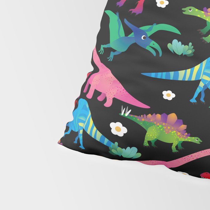 Joyful Dinosaurs World - BK Pillow Sham Gallery Image 4