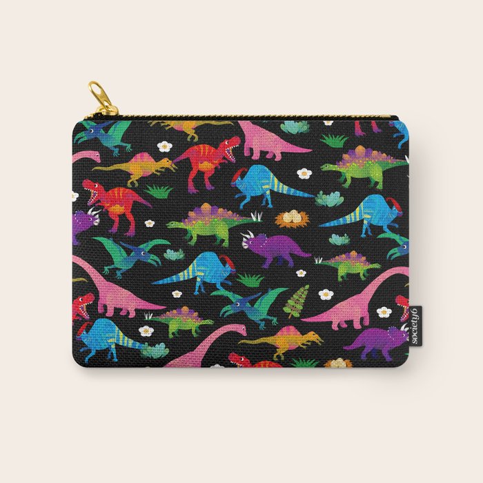 Joyful Dinosaurs World - BK Carry All Pouch Gallery Image 1