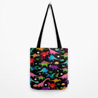 Joyful Dinosaurs World - BK Tote Bag Gallery Image 2