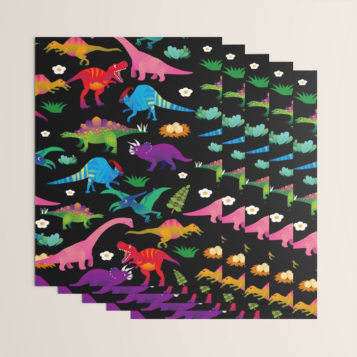 Joyful Dinosaurs World - BK Wrapping Paper Gallery Image 3