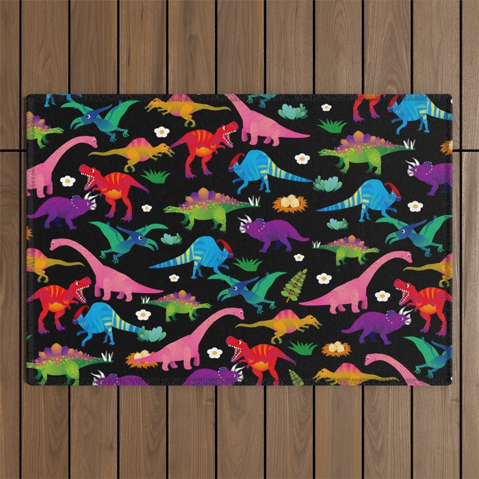Joyful Dinosaurs World - BK Outdoor Rug