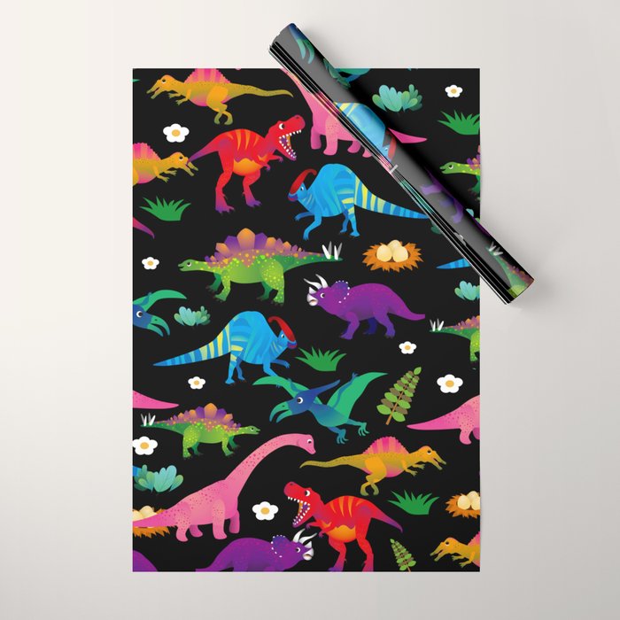 Joyful Dinosaurs World - BK Wrapping Paper Gallery Image 1