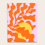 Matisse cut-outs - Pink & Orange Leaf on Sun Notebook Gallery Image 4