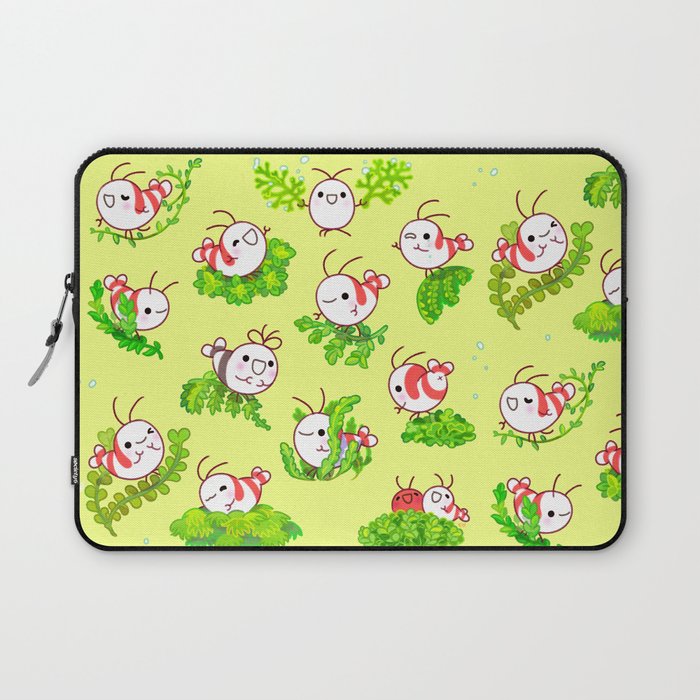 Shy shrimp and moss Laptop Sleeve Gallery Image 1