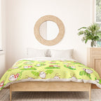 Shy shrimp and moss Duvet Cover Gallery Image 3