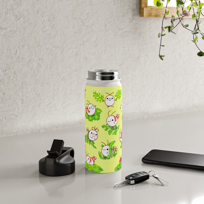 Shy shrimp and moss Water Bottle Gallery Image 4