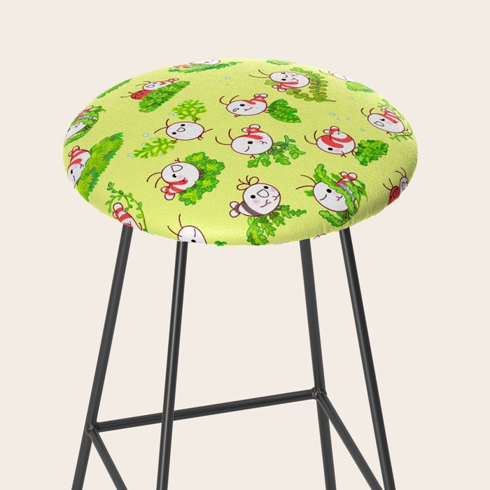 Shy shrimp and moss Stool Gallery Image 2