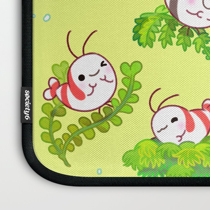 Shy shrimp and moss Laptop Sleeve Gallery Image 3