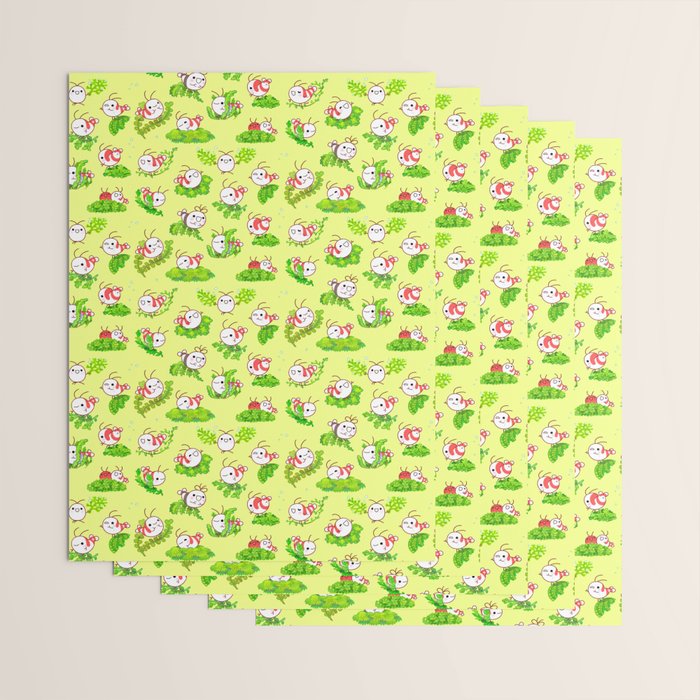 Shy shrimp and moss Wrapping Paper Gallery Image 3