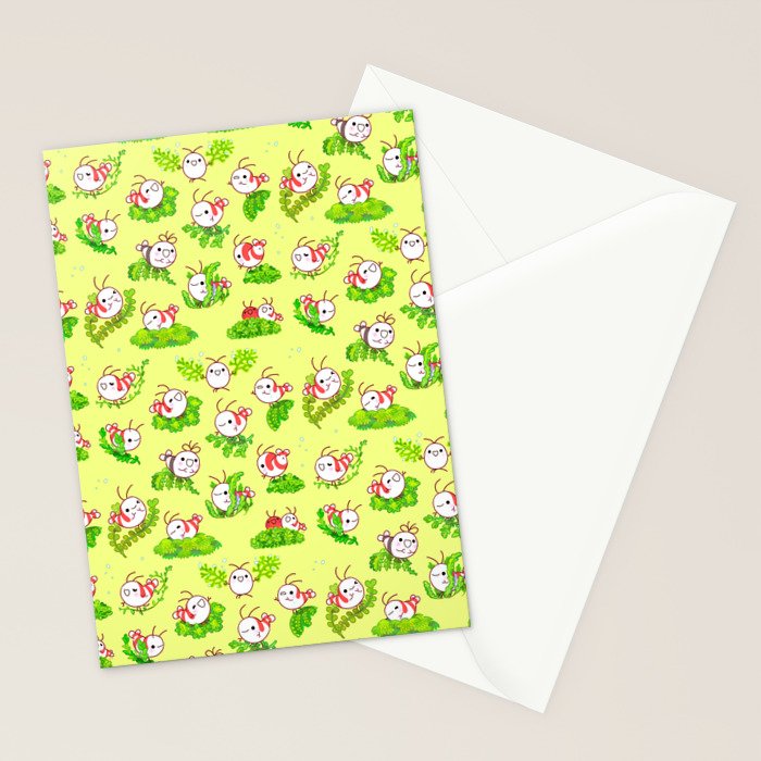 Shy shrimp and moss Stationery Card Gallery Image 2