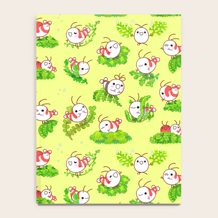 Shy shrimp and moss Notebook Gallery Image 4