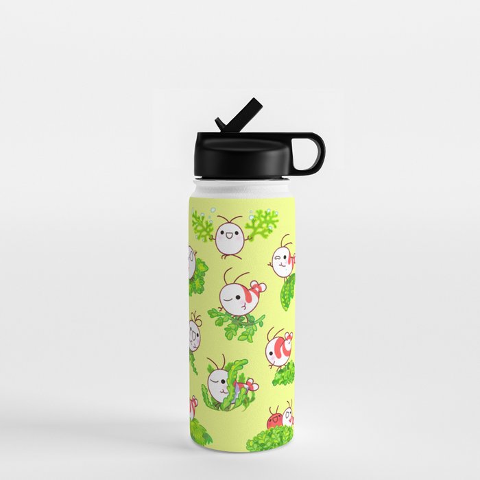 Shy shrimp and moss Water Bottle Gallery Image 1