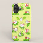 Shy shrimp and moss iPhone Case Gallery Image 1