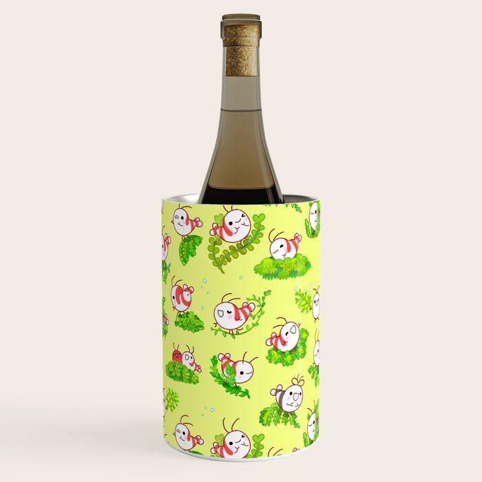 Shy shrimp and moss Wine Chiller Gallery Image 2
