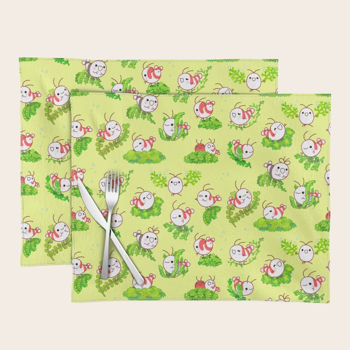 Shy shrimp and moss Placemat Gallery Image 1