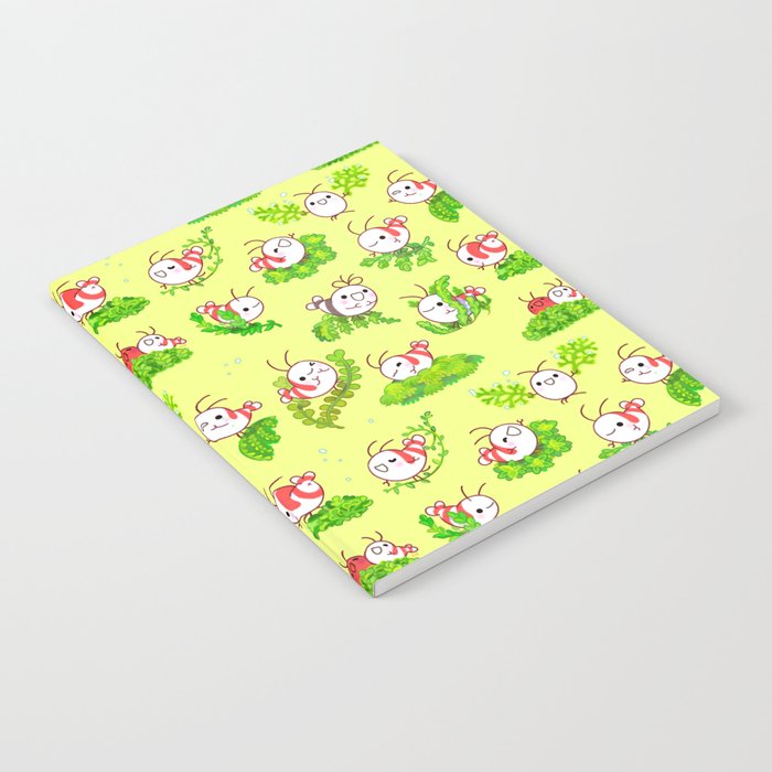 Shy shrimp and moss Notebook Gallery Image 2
