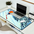 Skiing The Clear Leader Desk Mat Gallery Image 2