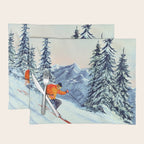 Skiing The Clear Leader Placemat Gallery Image 1