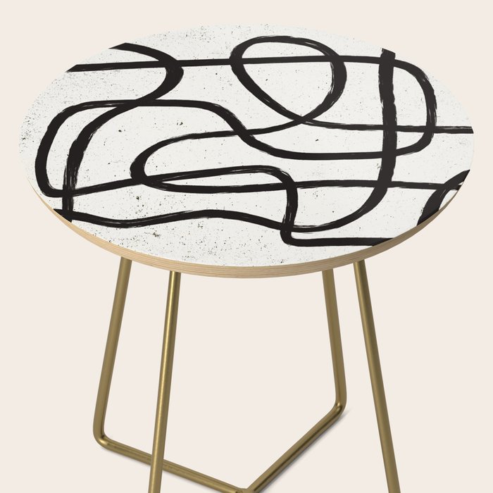 Japandi Minimal Marker Shapes Side Table Gallery Image 2