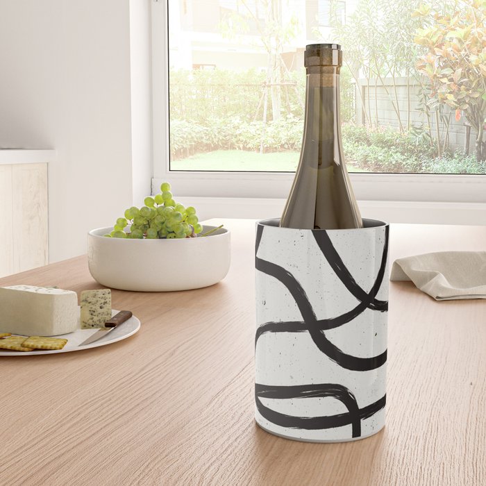 Japandi Minimal Marker Shapes Wine Chiller Gallery Image 4