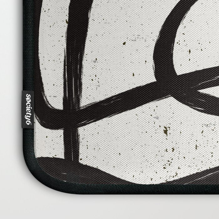 Japandi Minimal Marker Shapes Laptop Sleeve Gallery Image 3