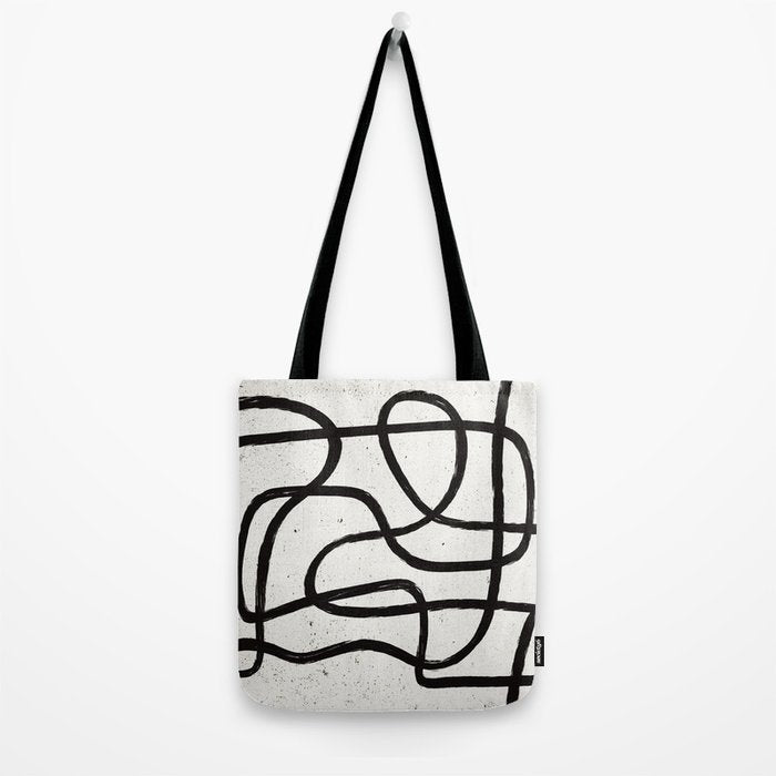 Japandi Minimal Marker Shapes Tote Bag Gallery Image 2