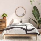 Japandi Minimal Marker Shapes Comforter Gallery Image 3
