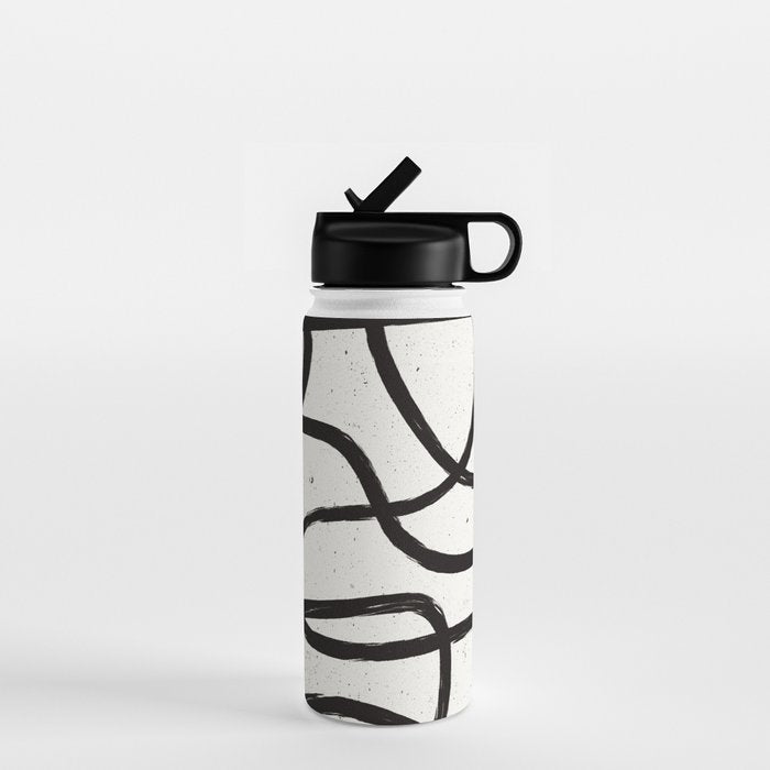 Japandi Minimal Marker Shapes Water Bottle Gallery Image 1