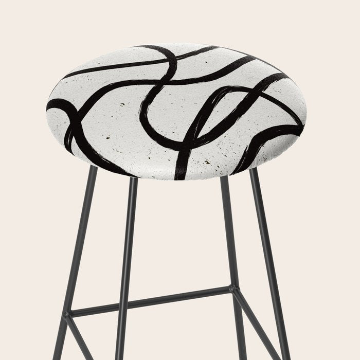 Japandi Minimal Marker Shapes Stool Gallery Image 2