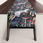 White Ermine Table Runner Gallery Image 1