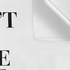 Don't Be Like the Rest of them Darling black-white typography poster black and white wall home decor Wall Tapestry Gallery Image 3