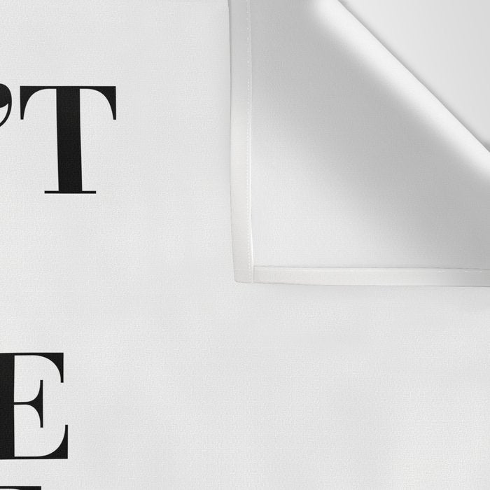 Don't Be Like the Rest of them Darling black-white typography poster black and white wall home decor Wall Tapestry Gallery Image 3