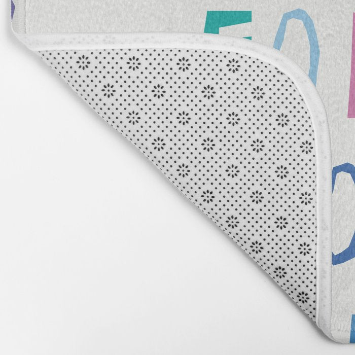 Follow your dreams hand-lettering Bath Mat Gallery Image 2