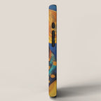 Gustav Klimt Style Dog in a Starry Night Landscape  iPhone Case Gallery Image 2