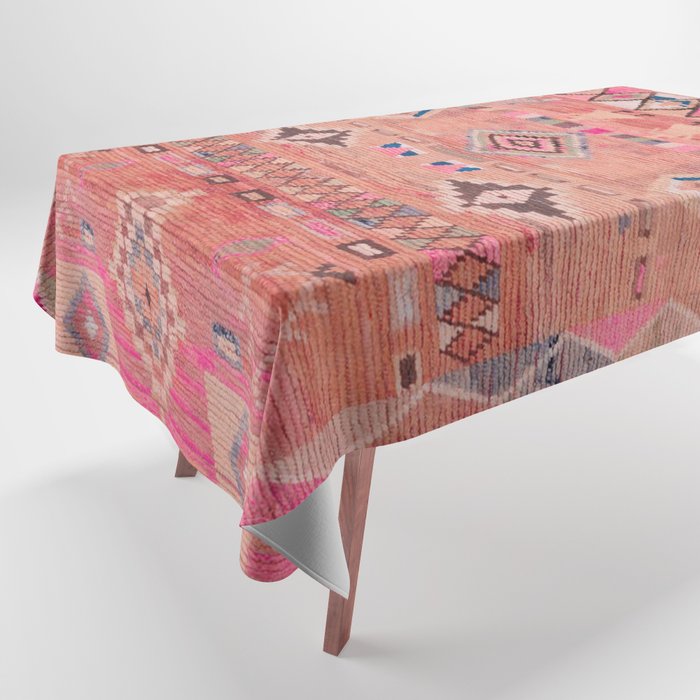 Traditional Moroccan Berber Rug Design Tablecloth Gallery Image 1