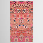 Traditional Moroccan Berber Rug Design Tablecloth Gallery Image 2