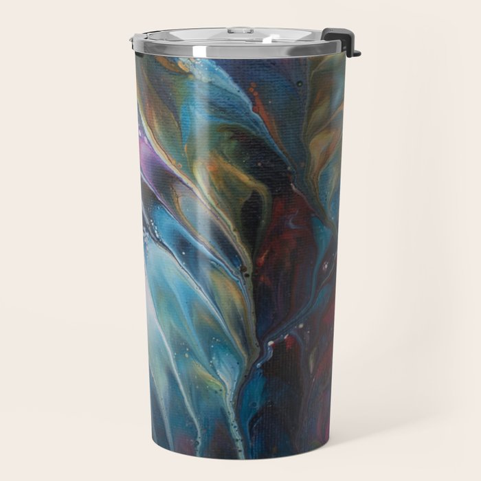 Multi Feather Splash Travel Mug Gallery Image 2