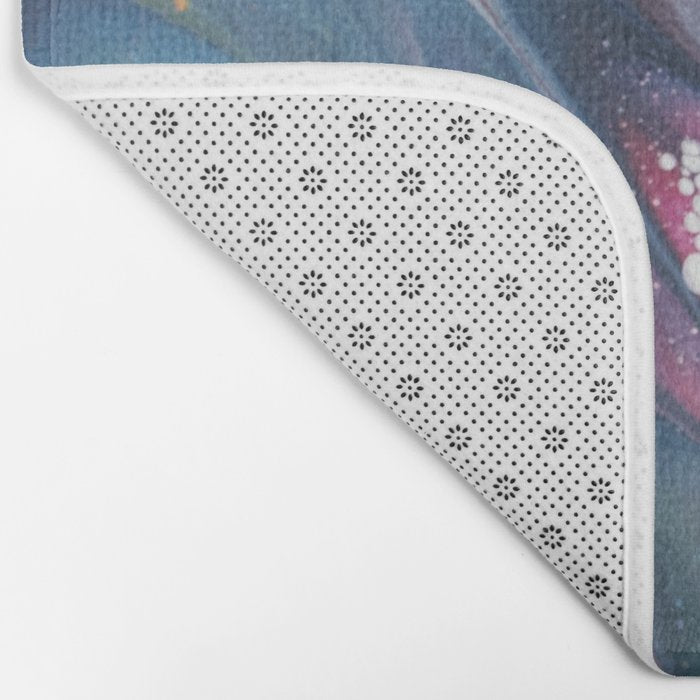 Multi Feather Splash Bath Mat Gallery Image 2