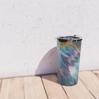 Multi Feather Splash Travel Mug Gallery Image 4