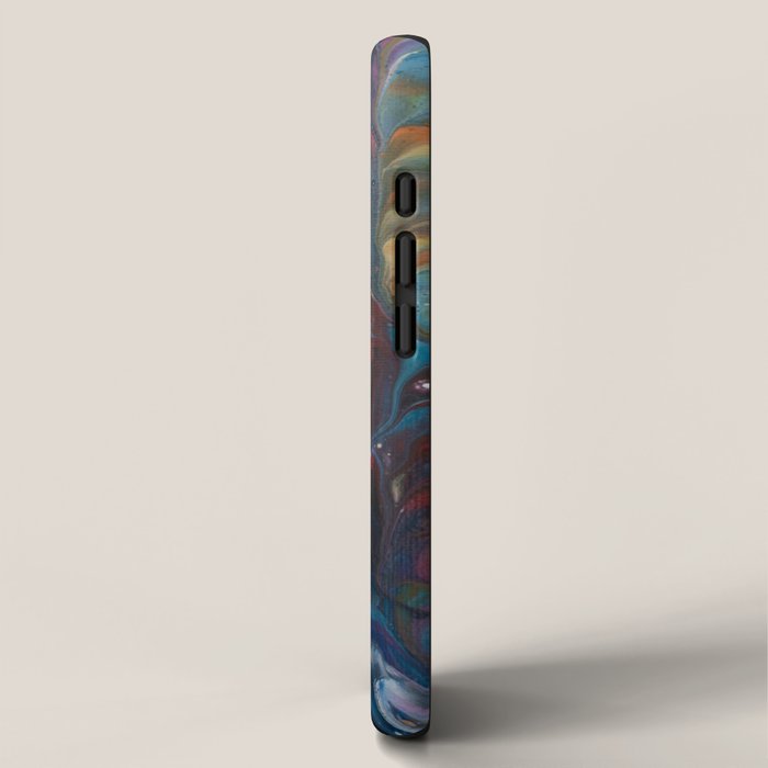 Multi Feather Splash iPhone Case Gallery Image 2