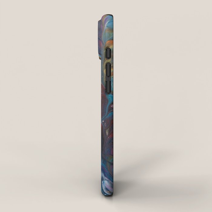 Multi Feather Splash iPhone Case Gallery Image 2